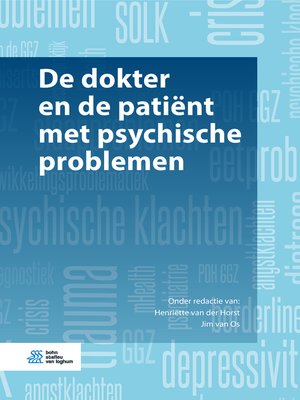 cover image of De dokter en de patiënt met psychische problemen